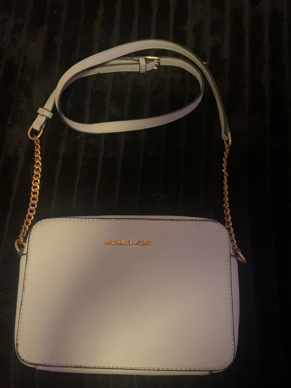 Michael Kors light teal Crossbody Camera Bag